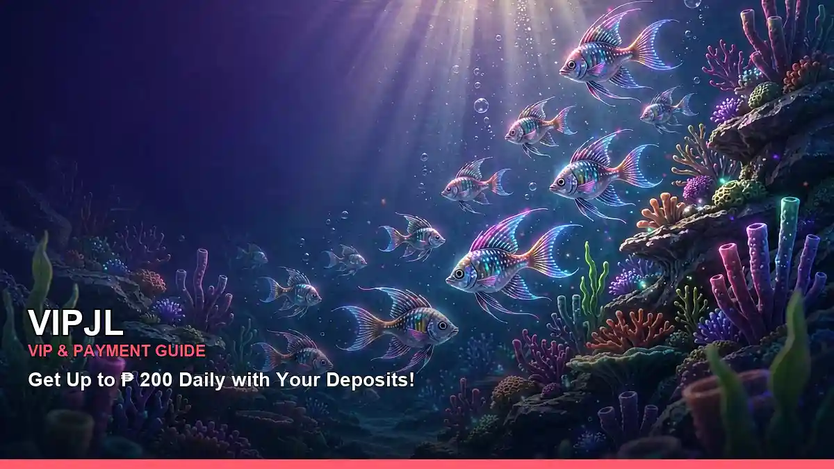 VIPJL mobile-friendly fishing games with a school of colourful fish
